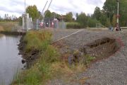 Skada på kraftstation norr om Kolsva Skada på kraftstation norr om Kolsva