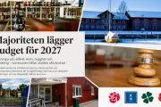 Majoriteten lägger budget med fokus på välfärd, trygghet och investeringar
