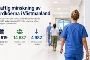 Kraftig minskning av vårdköerna i Västmanland